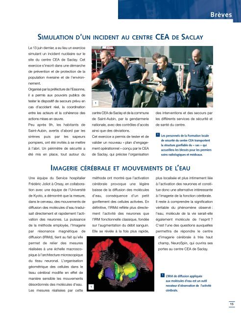 Le Journal - CEA Saclay