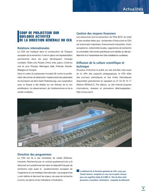 Le Journal - CEA Saclay