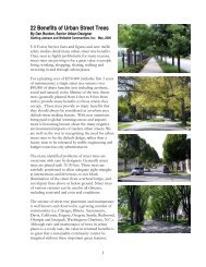 22 Benefits of Urban Street Trees (1 MG PDF) - Northland NEMO