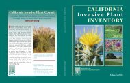 2006. California Invasive Plant Inventory - Cal-IPC