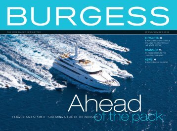 Burgess Newsletter Spring / Summer 2008 - Burgess Yachts