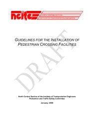 Guidelines For The Installation of Pedestrian Crossing Facilities (PDF)