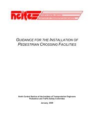 Guidance For The Installation of Pedestrian Crossing Facilities (PDF)
