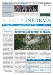 Ottobre/Novembre - Comune di Rivalta di Torino