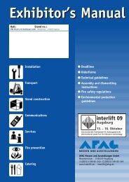 Deadlines Orderforms Technical guidelines Assembly and - Interlift