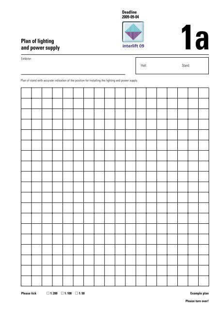 Deadlines Orderforms Technical guidelines Assembly and - Interlift