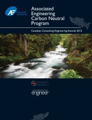 Associated Engineering Carbon Neutral Program - Canadian ...