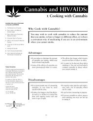 Cooking with Cannabis - Canadian AIDS Society