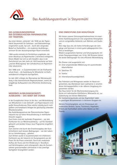 WEITERBILDUNG 09 - Papierzentrum Gernsbach