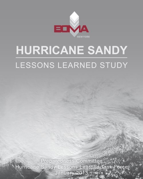 Superstorm Sandy Lessons Learned - BOMA SF