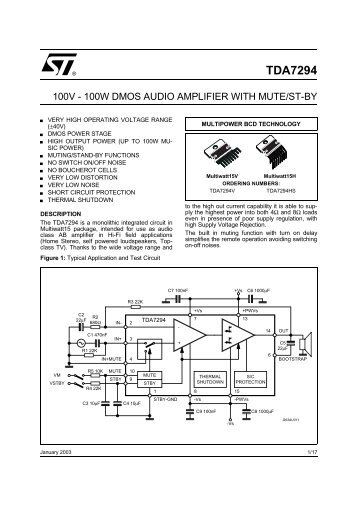 TDA7294 - Power Amp Kits by AmpsLab
