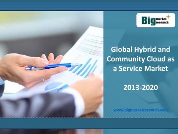 Global Hybrid and Community Cloud as a Service Market 2013-2020