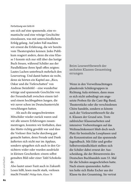 Jahrbuch 2012 - FÃ¶rderverein des Canisianum - Gymnasium ...