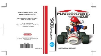 Mario Kart DS Game Manual - Nintendo