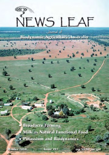 News Leaf 83:News Leaf - Biodynamic Agriculture Australia