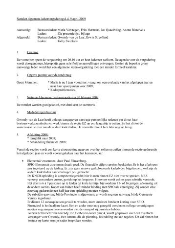 Notulen algemene ledenvergadering 9 april 2009.pdf - Spio