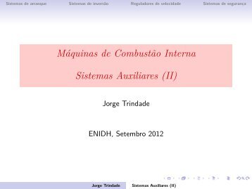 MÃ¡quinas de CombustÃ£o Interna 0.5cmSistemas Auxiliares (II)