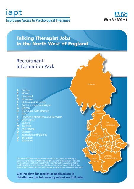 Improving Access to Psychological Therapies - Cheshire HR Service