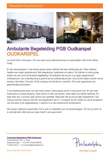 Ambulante begeleiding PGB Oudkarspel - lokaalloket.nl