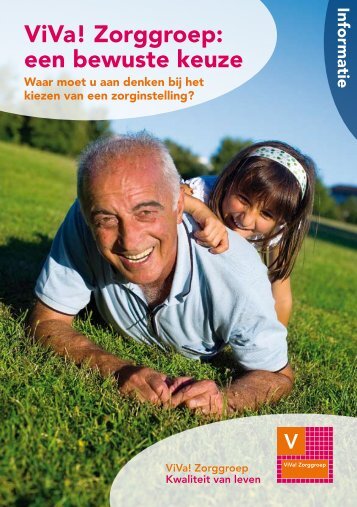 Brochure ViVa! Zorggroep: een bewuste keuze