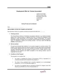 Employment Offer for Trainee Accountant - Logista
