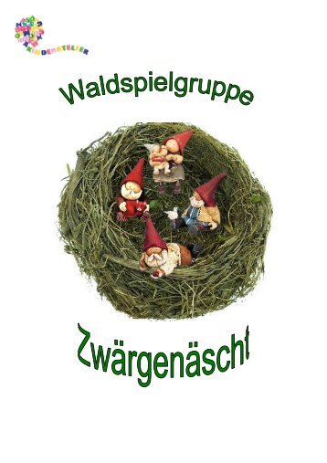 Flyer Waldspielgruppe ZwÃ¤rgenÃ¤scht - Verein Kinderatelier Kiesen