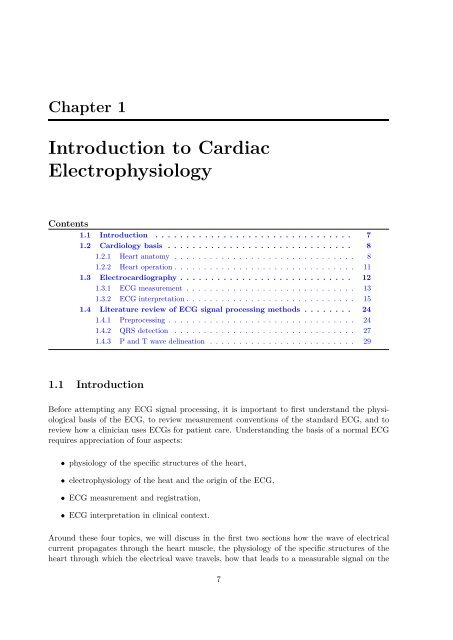 P and T wave analysis in ECG signals using Bayesian methods