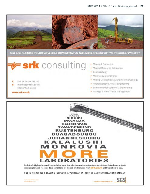 AFRICAN MINERALS - SRK Consulting UK