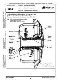 Doppeltwirkende- Gleitringdichtung Typ Crane 58U ... - Richter Pumps