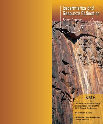 Geostatistics and Resource Estimation short course - SRK Consulting