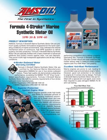 Formula 4-StrokeÃ‚Â® Marine Synthetic Motor Oil