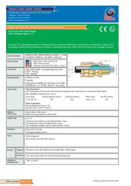 Catalogue Index - Federal International (2000) Ltd