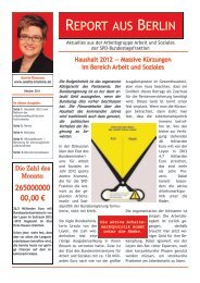 REPORT AUS BERLIN - Anette Kramme