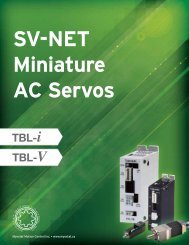 TBL-mini AC Servos - Myostat