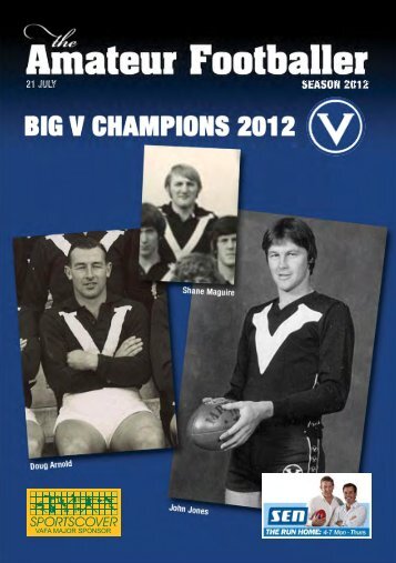 VAFA Record Rnd13.indd - Victorian Amateur Football Association