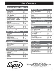 Supco AX78 Orginal Replacement Parts