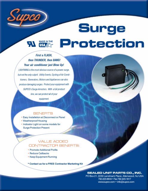 Surge Protection - Supco
