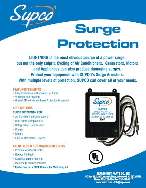 Surge Protection - Supco