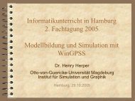 Modellbildung und Simulation mit WinGPSS - Institut für Simulation ...