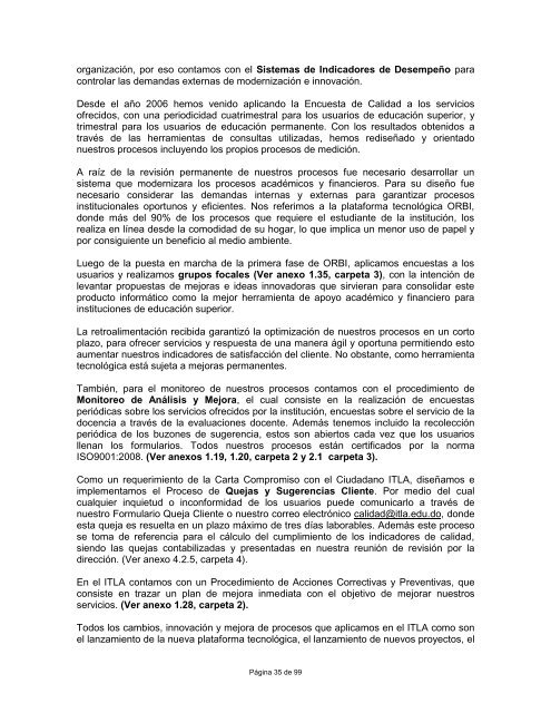 5 Memoria de postulaciÃ³n Gran Premio Nacional a la Calidad ... - ITLA