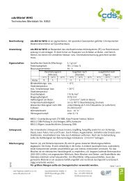 cds-Mörtel WHG Technisches Merkblatt Nr. 8853 - cds POLYMERE