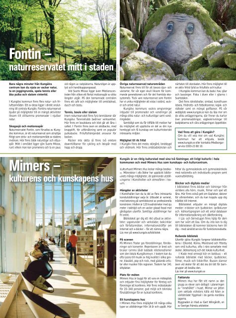 Tidningen Nyinflyttad - KungÃ¤lv