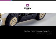 The Talpa FSR 2060 Sewer Rehab Robot - Schwalm Robotic