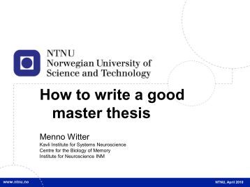 How to write diploma thesis