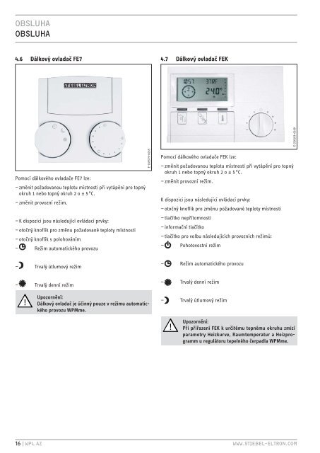 TepelnÃ© Äerpadlo STIEBEL ELTRON WPL20AZ - TermoWatt s.r.o.