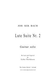 Lute Suite Nr. 2 - The Guitar School