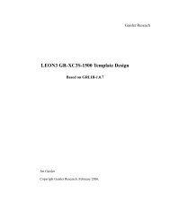 LEON3 GR-XC3S-1500 Template Design - Chess