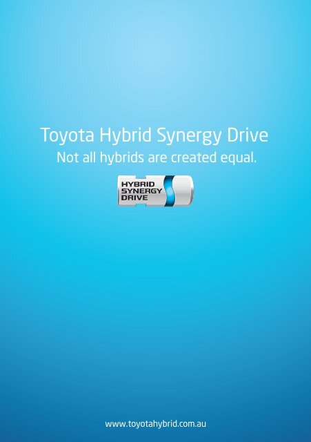 Toyota Hybrid Synergy Drive