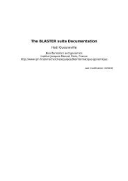 The BLASTER suite Documentation - URGI