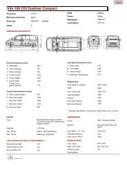 Mercedes Full Specification